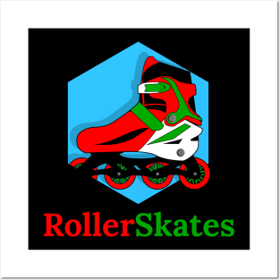 roller skates Posters and Art